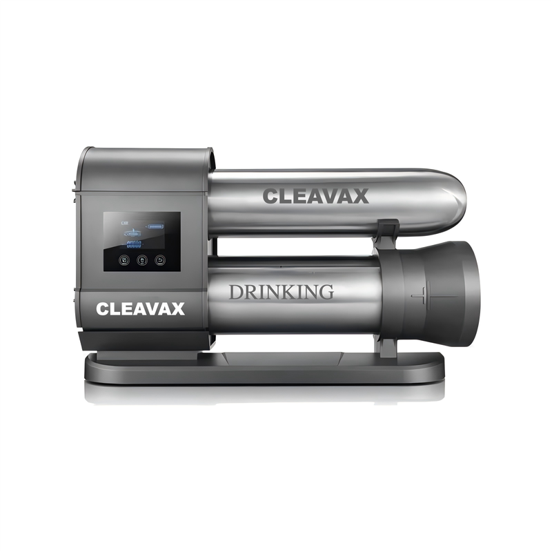 Under Sink Dual Outlet Ultrafiltration Water Purifier 0.55 GPM with Smart LED Filter Replacement Reminder, 0.01 Micron UF Membrane and Double Activated Carbon Filter, Tankless Design for Kitchen Use