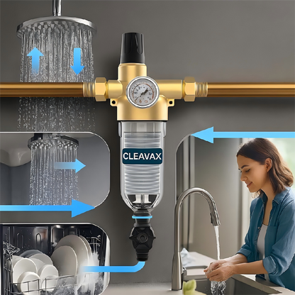 Whole‑House Sediment Pre‑Filter System – 40 Micron Mesh, Up to 5.5 GPM Flow