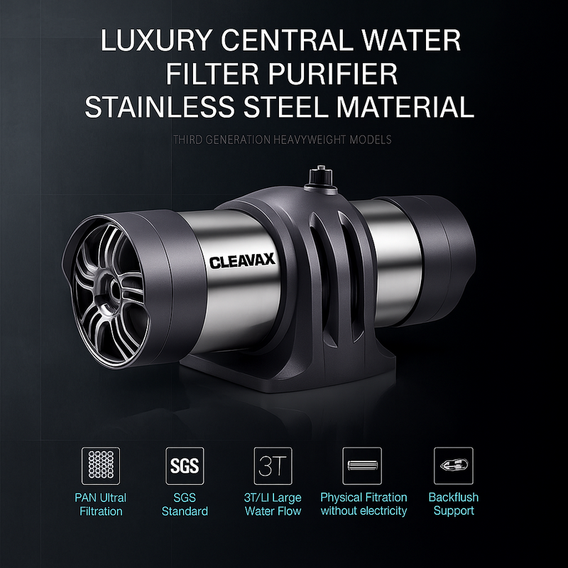 Ultra-Filtration Whole House Water Filter System, 0.01 Micron, 5.3 GPM, 1" Inlet/Outlet – Commercial & Residential