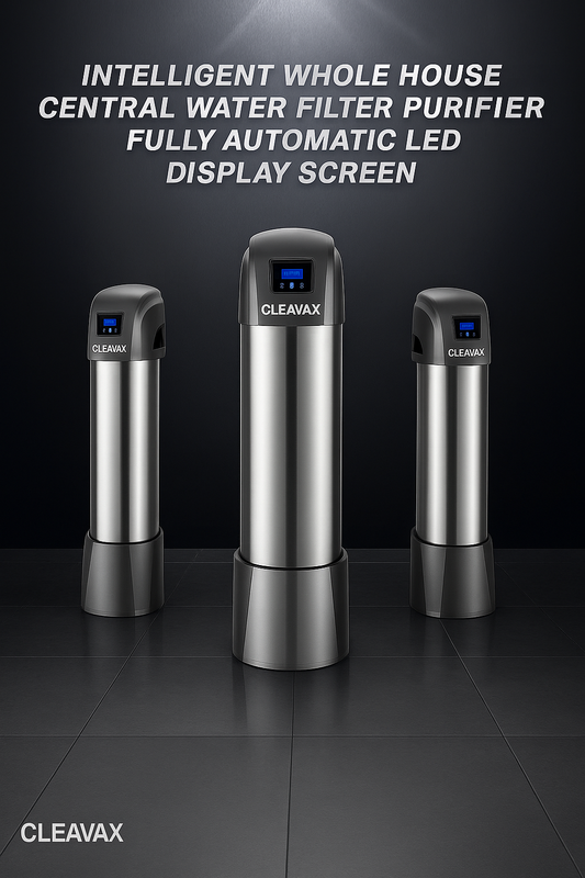 Premium 5000L/h Ultra-Filtration Whole House Water Filter System with LED Smart Display, 0.01 Micron, 412 GPH, Stainless Steel SUS304, 1" Inlet/Outlet – Commercial, Residential & Villa Use