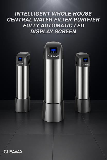 Premium 5000L/h Ultra-Filtration Whole House Water Filter System with LED Smart Display, 0.01 Micron, 412 GPH, Stainless Steel SUS304, 1" Inlet/Outlet – Commercial, Residential & Villa Use