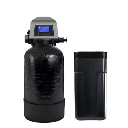 6.6 GPM Commercial Whole House Water Softener System with 6.6-Gallon Salt Tank, Intelligent Control Valve, Reverse Regeneration, Leak Protection & Wireless Remote