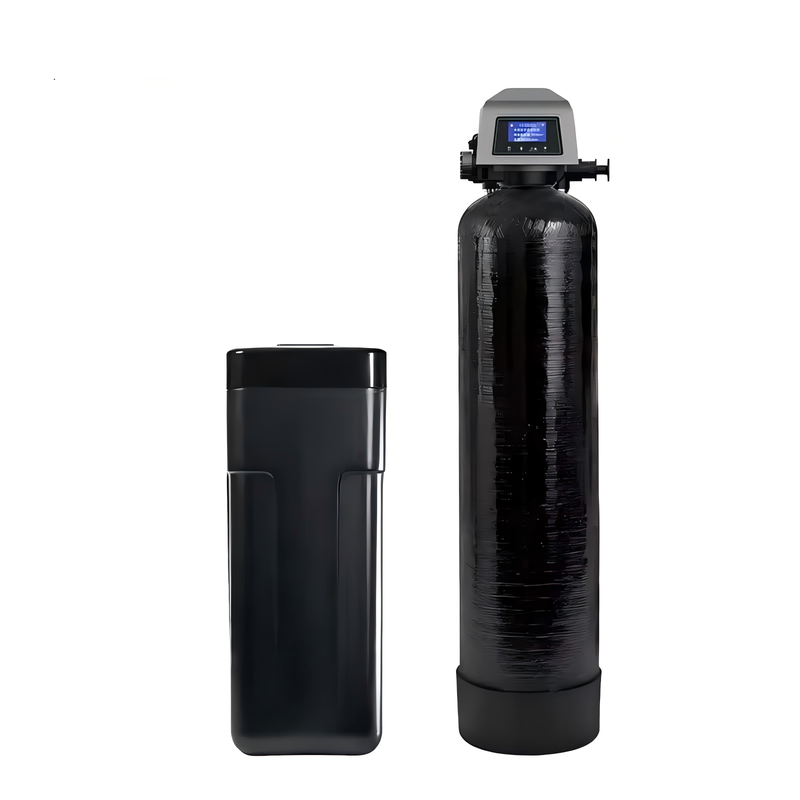 17.6 GPM Commercial Whole House Water Softener System with 10.6-Gallon Salt Tank, Intelligent Control Valve, Reverse Regeneration, Leak Protection & Wireless Remote